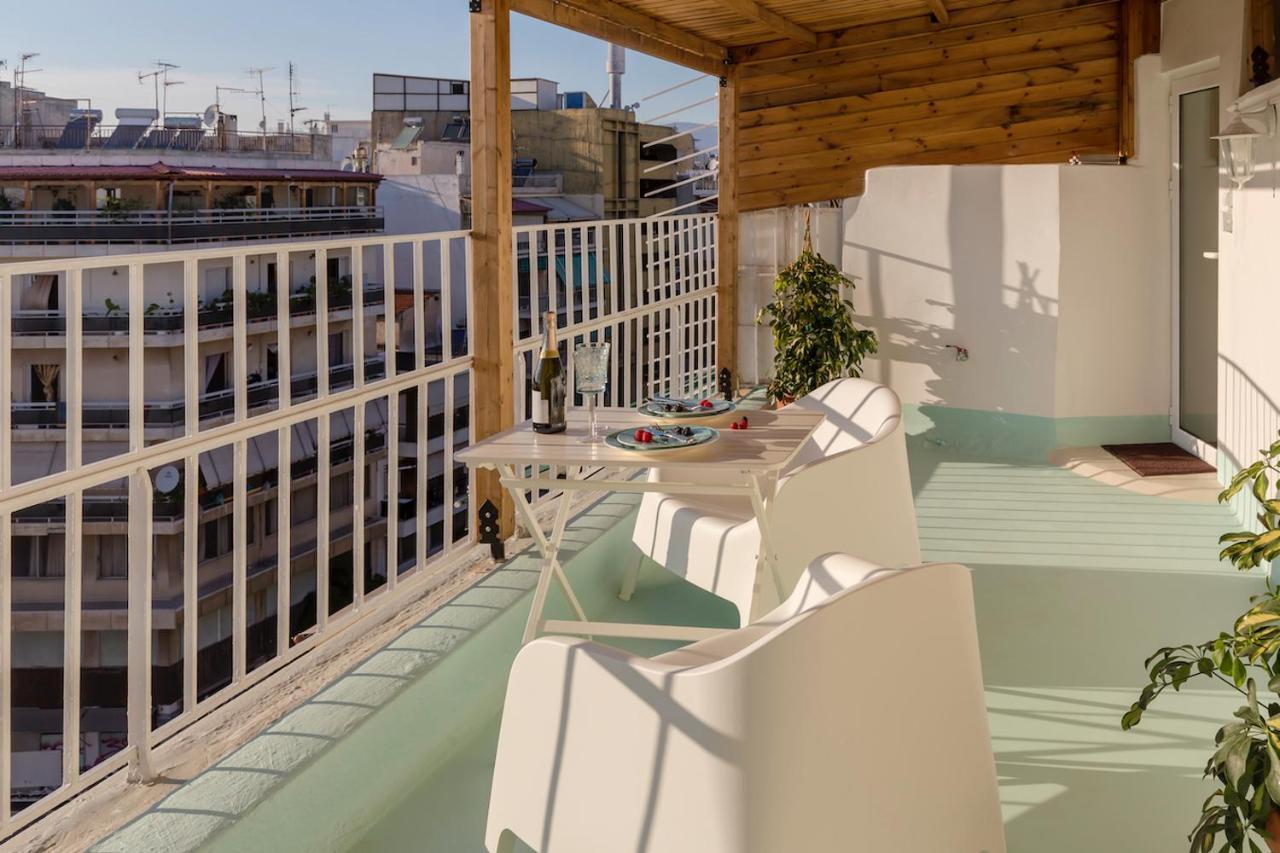 Blue And White Apartment Vipgreece Atina Dış mekan fotoğraf