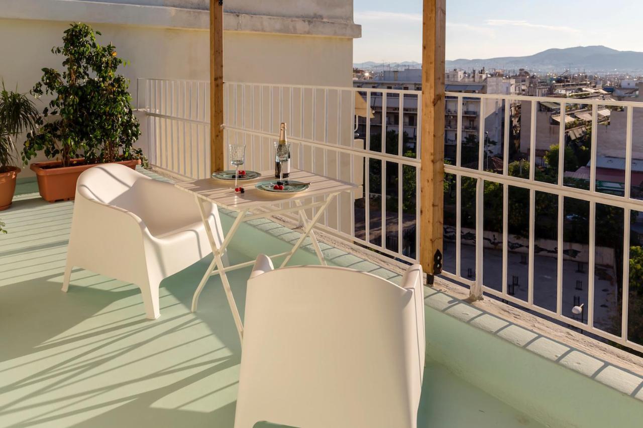 Blue And White Apartment Vipgreece Atina Dış mekan fotoğraf